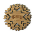 Bamboo Snowflake Ornament - Shape B